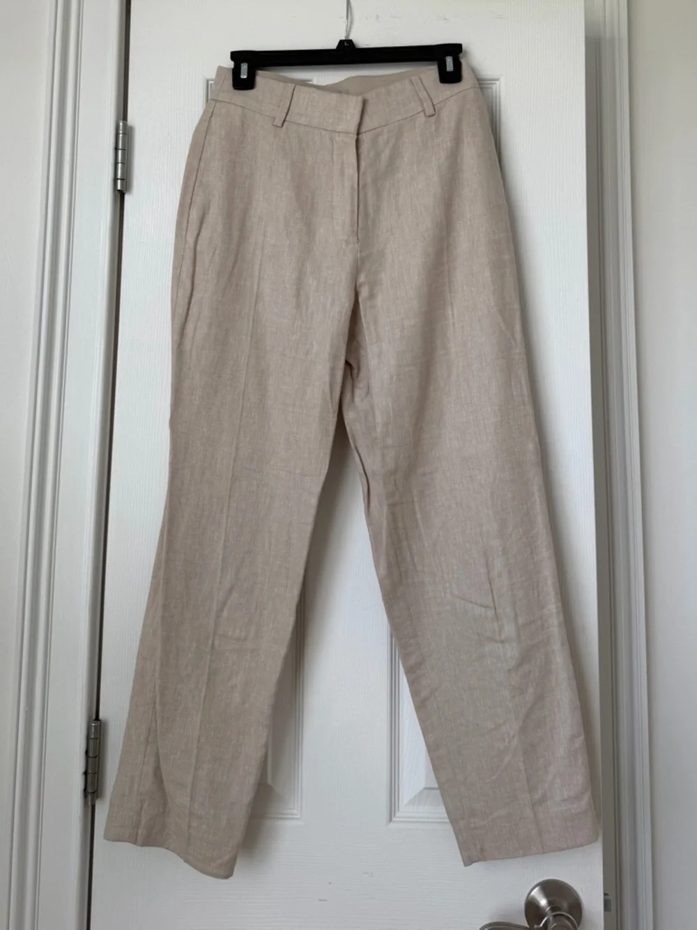 H&M Women’s Linen Tailored Pants in Beige
